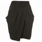 Topshop Pleat Oragami Pencil Skirt