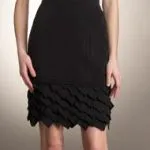 Catherine Malandrino Ribbon Pencil Skirt