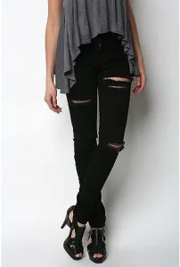 Silence & Noise Ripped Twig Jean