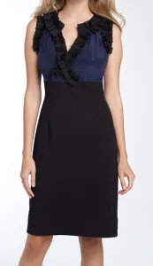 1-Taylor Dresses Two Tone Sleeveless Sheath Dress (Nordstrom Exclusive)