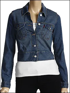 cafe trucker denim jacket