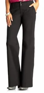 2 - Women's Lightweight Wide-Leg Khakis