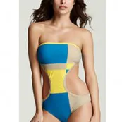 MARC BY MARC JACOBS Color Blocked Cut Out Bandeau MARC BY MARC JACOBS Color Blocked Cut Out Bandeau