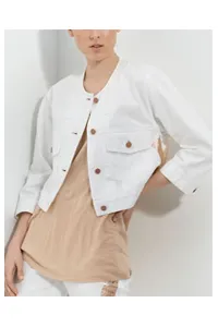 Alexander Wang 'Carpenter' Foiled Denim Jacket