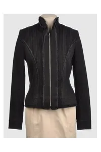 Elie Tahari Black Denim Jacket