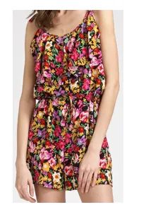AKA Silk Floral Print Jumpsuit