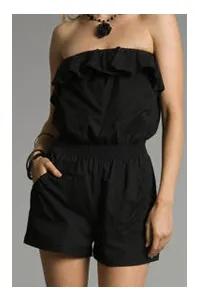 Windsor Black Strapless Romper