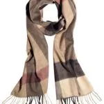 Burberry Checked Cashmere Scarf