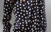 Equipment Fanfare Polka Dot Blouse Equipment Fanfare Polka Dot Blouse