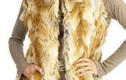Rachel Zoe Faux Fur Vest with Hook & Eye Closure