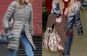 Even celebs have to stay warm