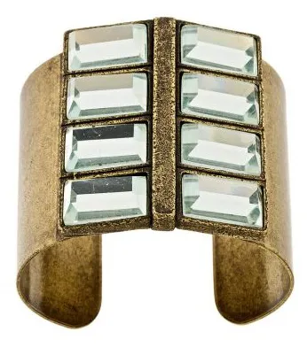 Gerard Yosca 8 Stone Geometric Cuff