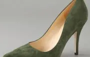 Kate Spade Shoes Licorice Suede Pumps in Green