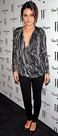 Mila Kunis Golden Globes Afterparty