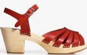 Red Clog Sandal Red Clog Sandal
