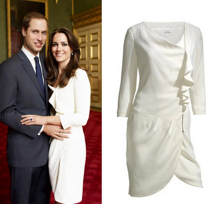 kate middleton dress engagement dress. Kate Middleton Reiss Dress