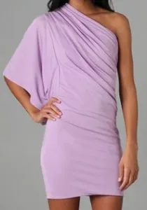 Cut 25  One Shoulder Drape Dress