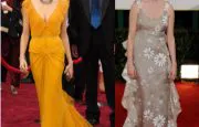 From left, Michelle Williams gracing the red carpet in 2006 and 2010 respectively.