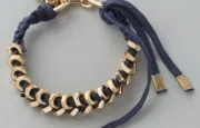 Giles & Brother Braided Tiny Hex Bracelet Giles & Brother Braided Tiny Hex Bracelet