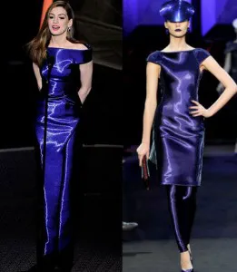 anne hathaway oscars 2011 blue dress armani prive anne hathaway oscars 2011 blue dress armani prive