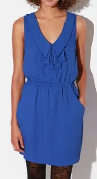 silence and noise ruffle dress