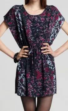 Aqua Drawstring Tunic