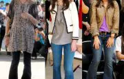 Celebrities Showing Off Their Flare Jeans Celebrities Showing Off Their Flare Jeans