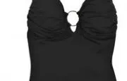 black one piece swimsuit