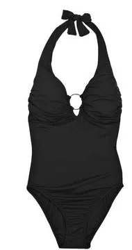 black one piece swimsuit