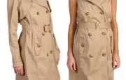 michael michael kors convertible trench coat