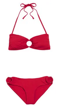 red bikini
