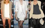 Celebrities in their Chloe Scalloped Shorts