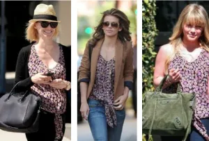 Celebs in the Fifteen Twenty floral ruffle tank Celebs in the Fifteen Twenty floral ruffle tank