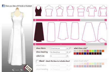 design you own wedding dress online