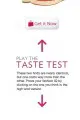 Taste test Wedge