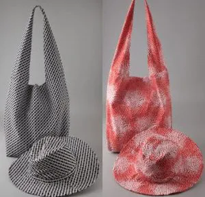 dvf vintage tote and hat dvf vintage tote and hat