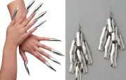 Nail Earrings