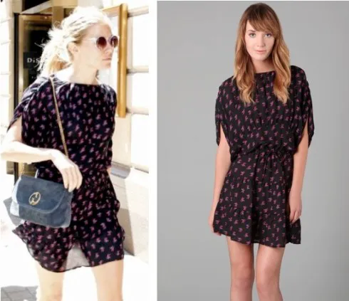 Sienna Miller Tucker Panel Mini Dress Sienna Miller Tucker Panel Mini Dress