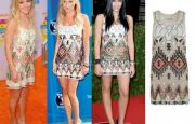 All Saints Aztec Mini Dress