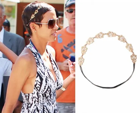 Halle Berry Eddera Three Flower Headband Halle Berry Eddera Three Flower Headband