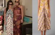 Kourtney Kardashian Tibi Istanbul Dress