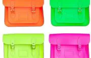 cambridge satchel company florescent handbags