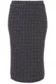 10. Polka dot pencil skirt