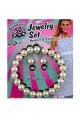 50's Pearl Necklace and Earrings Set