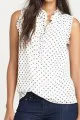 9. Silk polka dot top