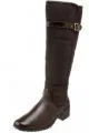 Brown equestrian boots