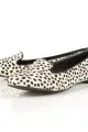 Dalmatian print smoking slippers