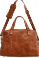 Madewell Leather caravan satchel rust