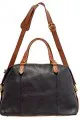 Madewell leather caravan satchel black