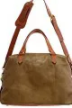 Madewell leather caravan satchel olive